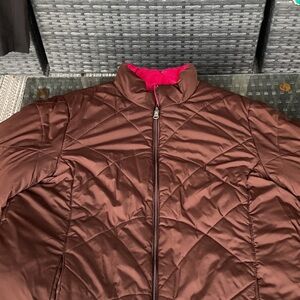 Women's Quilted Brown Jacket